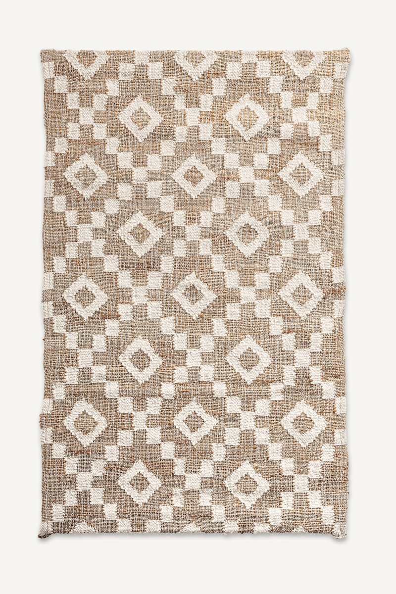 Geometric Pattern Jute Wall Decor | Vical Home Sami | Oroatrade.com