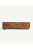 Square Slatted Teak Coffee Table | Vical Home Trena | Oroatrade.com