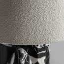 White Cotton Marble Table Lamp | Vical Home Nailhac