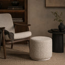 Hospitality furniture - Beige Cotton Ottoman - www.oroatrade.com