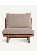 Padded Pine Lounge Chair | Vical Home Givry | Oroatrade.com