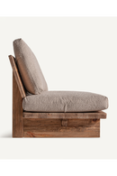 Padded Pine Lounge Chair | Vical Home Givry | Oroatrade.com