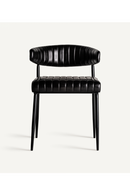 Black Leather Dining Chair (2) | Vical Home Jarpen | Oroatrade.com