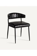 Black Leather Dining Chair (2) | Vical Home Jarpen | Oroatrade.com