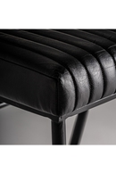 Black Leather Dining Chair (2) | Vical Home Jarpen | Oroatrade.com