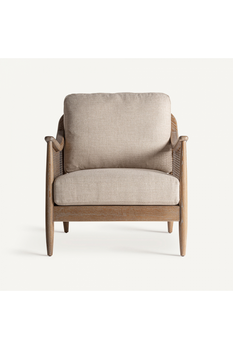 Canework Padded Lounge Armchair | Vical Home Bolzano | Oroatrade.com