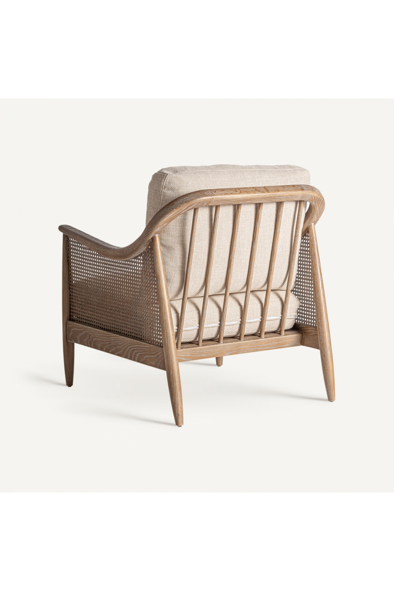 Canework Padded Lounge Armchair | Vical Home Bolzano | Oroatrade.com