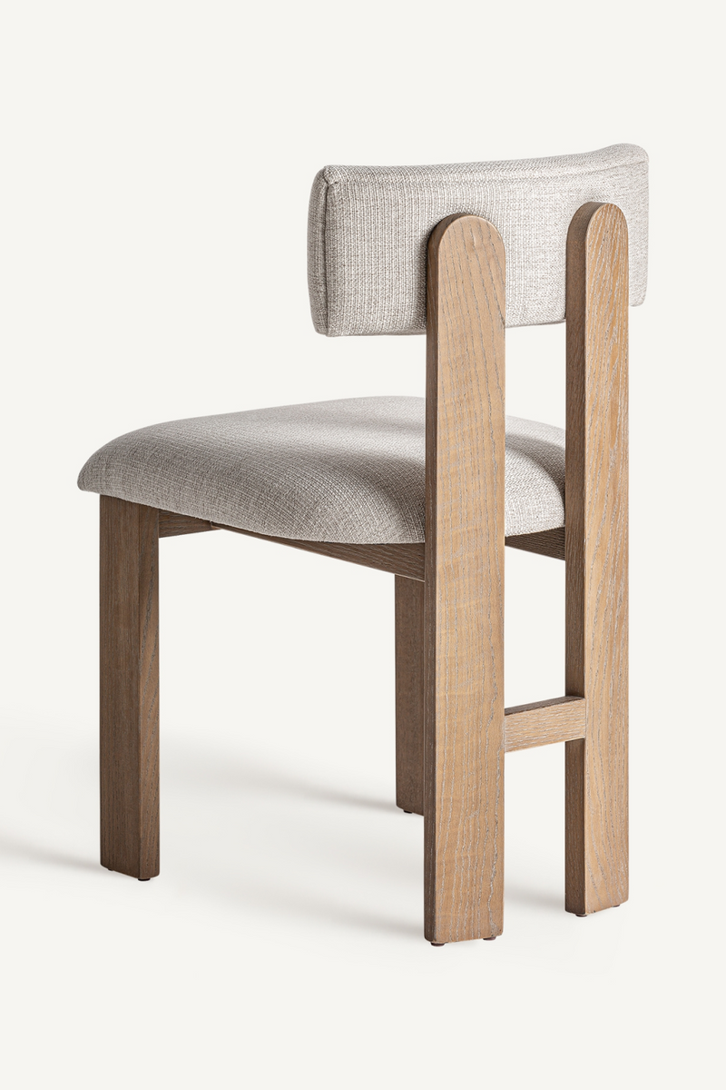 White Padded Dining Chair | Vical Home Oris | Oroatrade.com