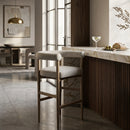 Hospitality furniture - Curved Ash Wood Counter Stool - www.oroatrade.com