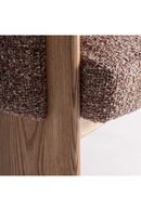 Brown Curved Accent Chair | Vical Home Cluny | Oroatrade.com