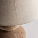White Cotton Shade Table Lamp | Vical Home Quissac