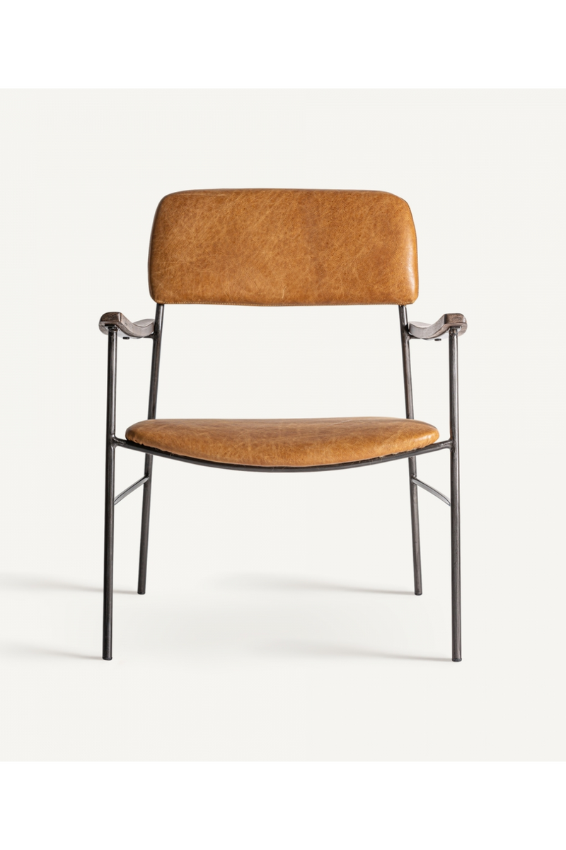 Brown Leather Armchair | Vical Home Waky | Oroatrade.com