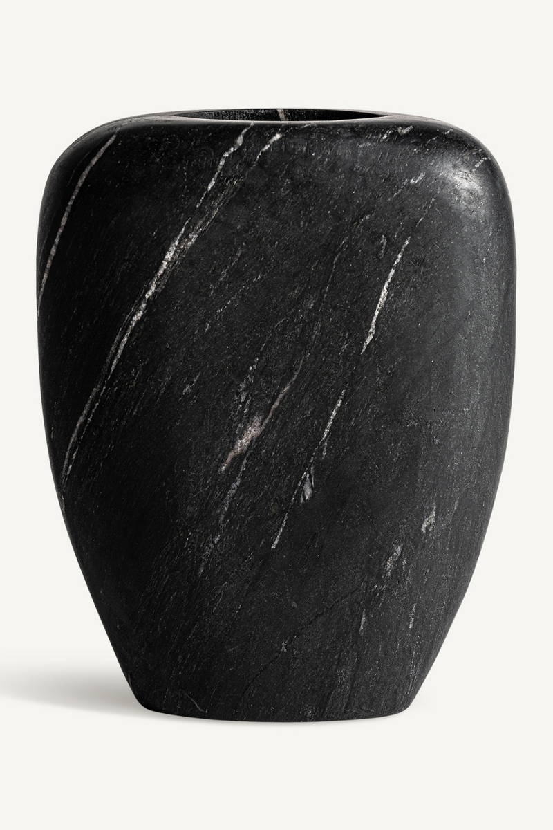 Black Marble Vase M | Vical Home Levi | Oroatrade.com