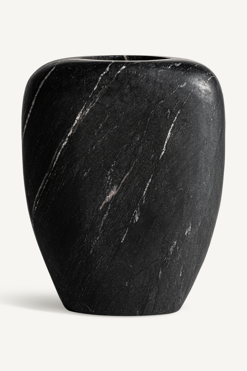 Black Marble Vase S | Vical Home Levi | Oroatrade.com