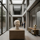 Gray Marble Contemporary Sculpture | Vical Home Joel