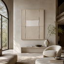 Textured Brown Minimalist Canvas | Vical Home Cory