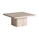 Hospitality furniture - Beige Travertine Coffee Table - www.oroatrade.com