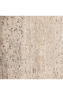 Beige Travertine Side Table | Vical Home Theuville | Oroatrade.com