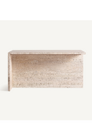 Beige Travertine Coffee Table | Vical Home Theuville | Oroatrade.com
