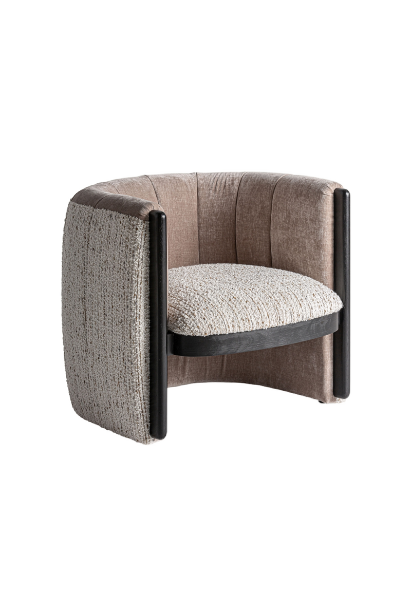 Taupe Round Back Armchair | Vical Home Erbach | Oroatrade.com