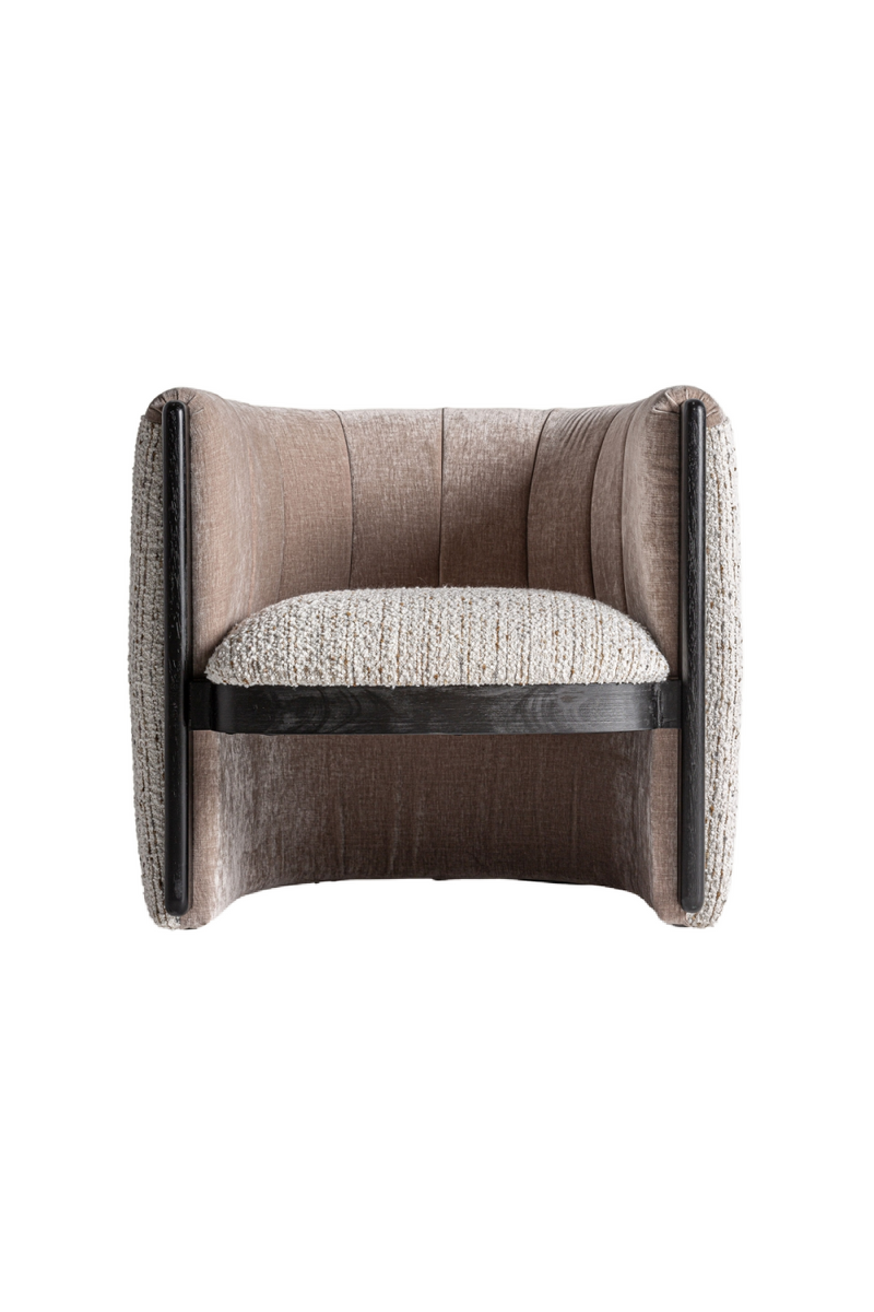 Taupe Round Back Armchair | Vical Home Erbach | Oroatrade.com