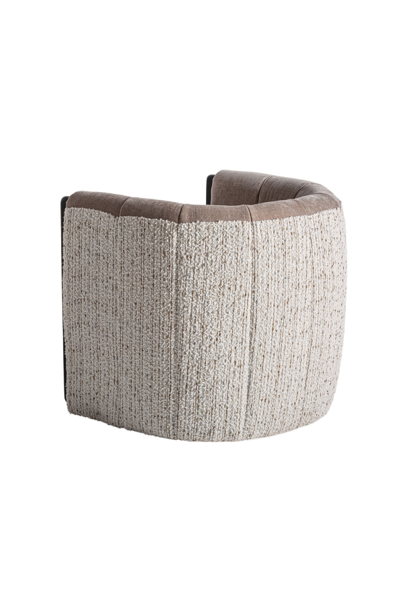 Taupe Round Back Armchair | Vical Home Erbach | Oroatrade.com