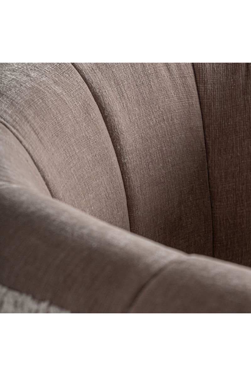 Taupe Round Back Armchair | Vical Home Erbach | Oroatrade.com