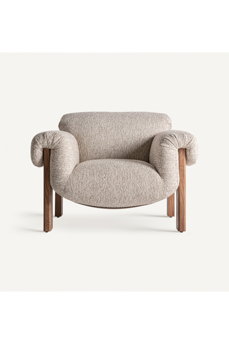 Pine Framed Upholstered Armchair | Vical Home Uznach | Oroatrade.com