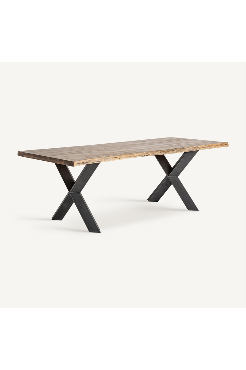 Acacia X-Leg Dining Table | Vical Home Arnum | Oroatrade.com