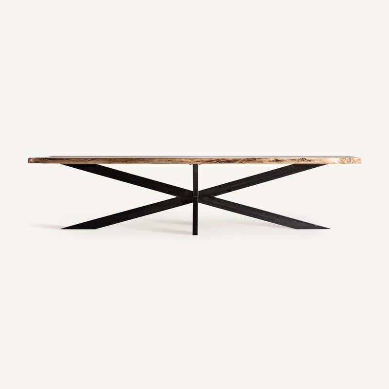 Acacia Wood Industrial Dining Table | Vical Home Viborg | Oroatrade.com