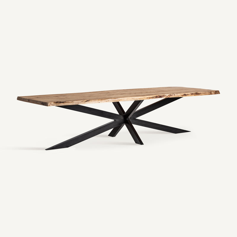 Acacia Wood Industrial Dining Table | Vical Home Viborg | Oroatrade.com