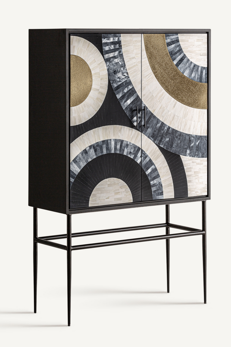 Patterned 2-Door Cabinet | Vical Home Daru | Oroatrade.com