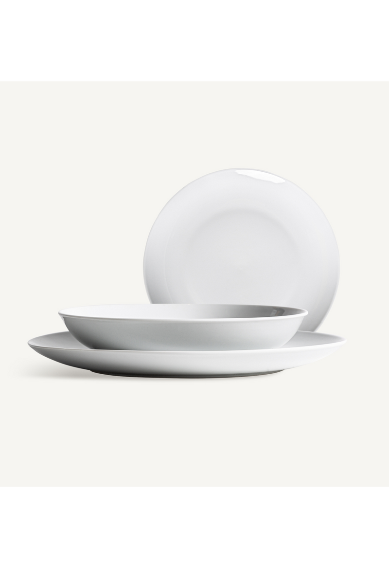 White Porcelain Dinnerware (18) | Vical Home Martina | Oroatrade.com