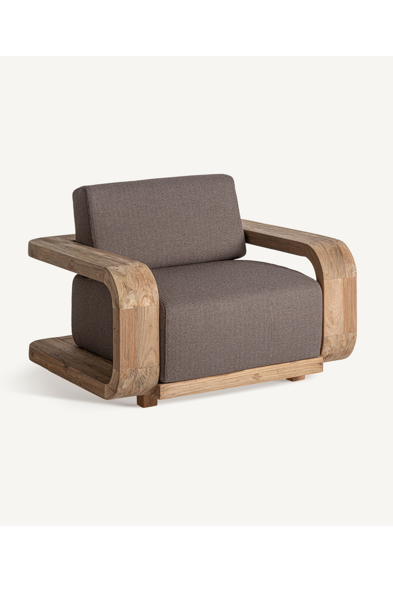 Brown Padded Armchair | Vical Home Corba | Oroatrade.com