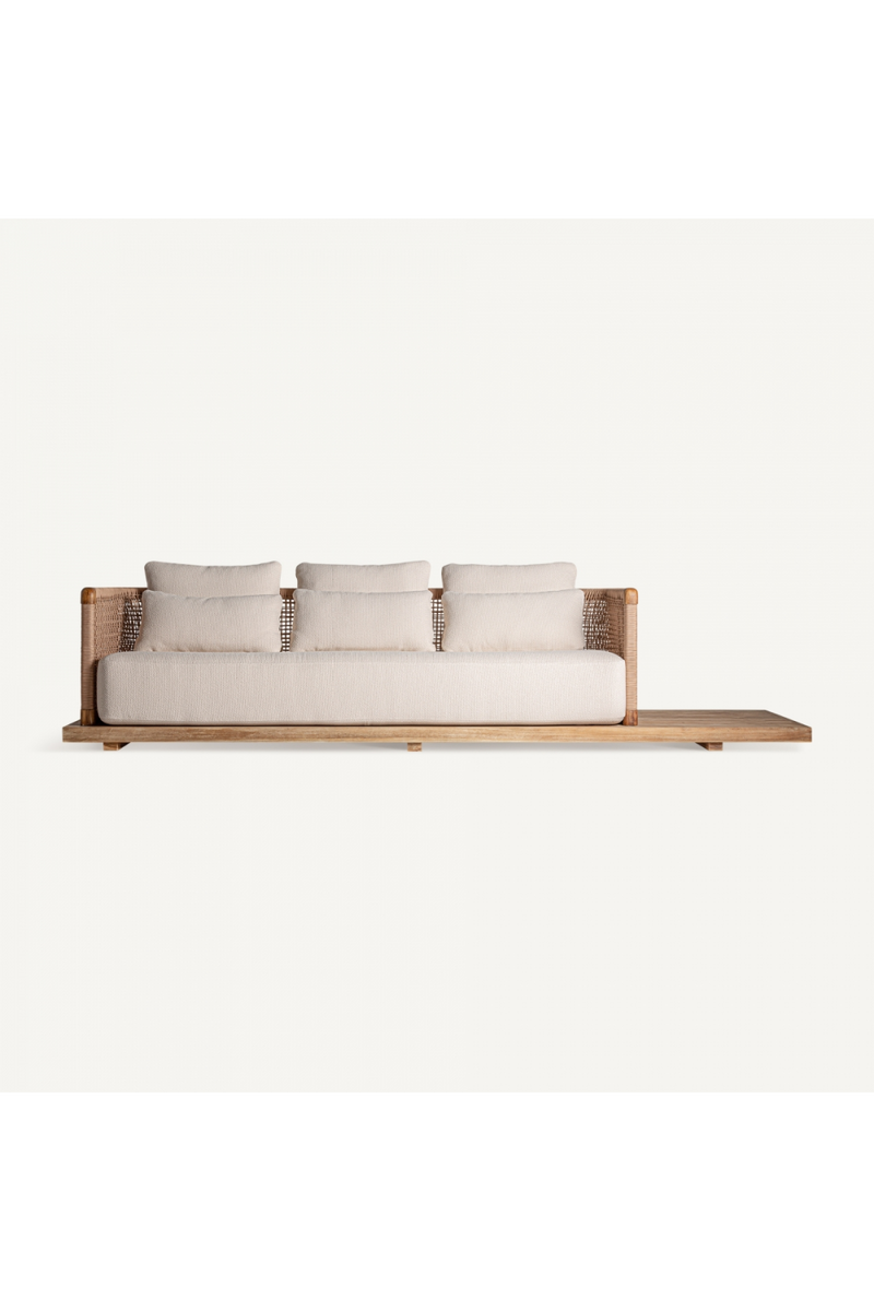 Teak Platform Outdoor Sofa | Vical Home Trena | Oroatrade.com