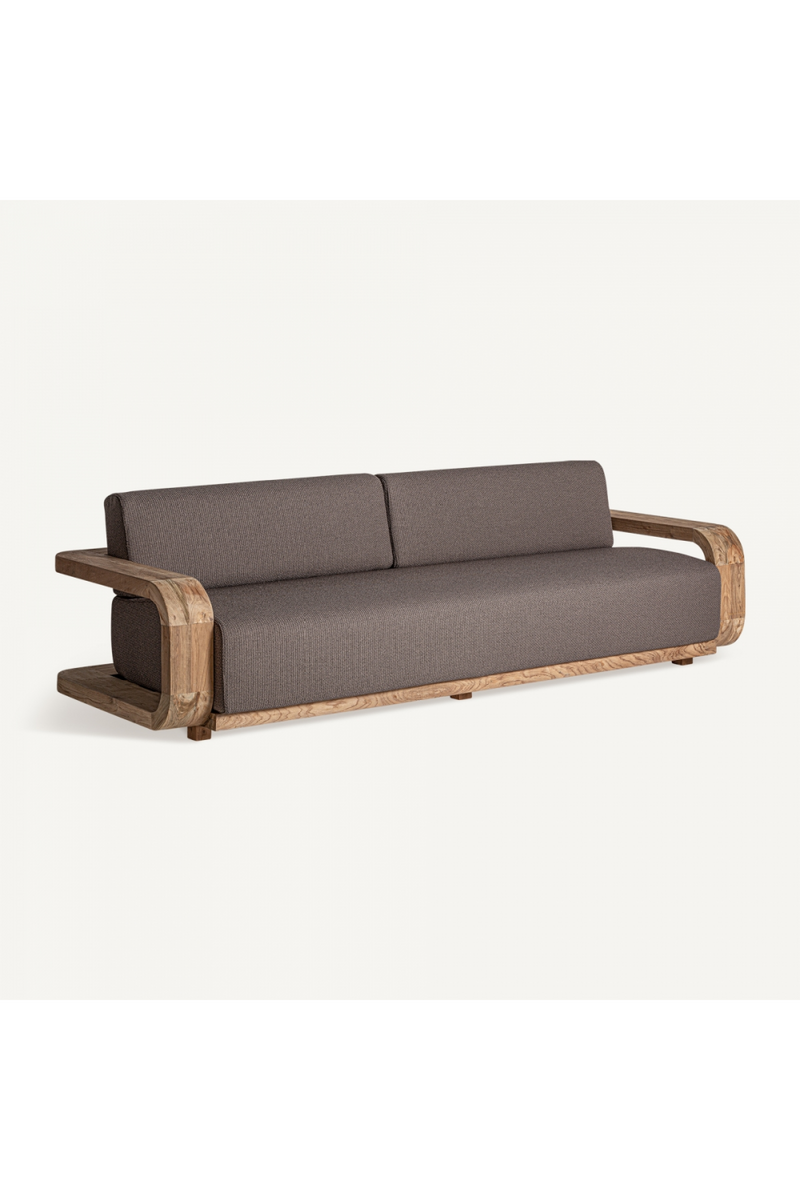 Teak Curved Outdoor Sofa | Vical Home Corba | Oroatrade.com