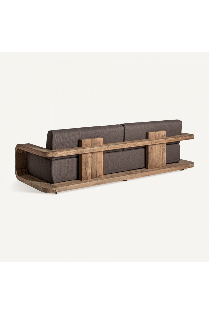 Teak Curved Outdoor Sofa | Vical Home Corba | Oroatrade.com