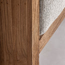 Hospitality furniture - Teak Framed Gray Sofa - www.oroatrade.com