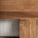 Hospitality furniture - Teak Framed Gray Sofa - www.oroatrade.com
