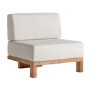 Hospitality furniture - Teak Framed Gray Sofa - www.oroatrade.com