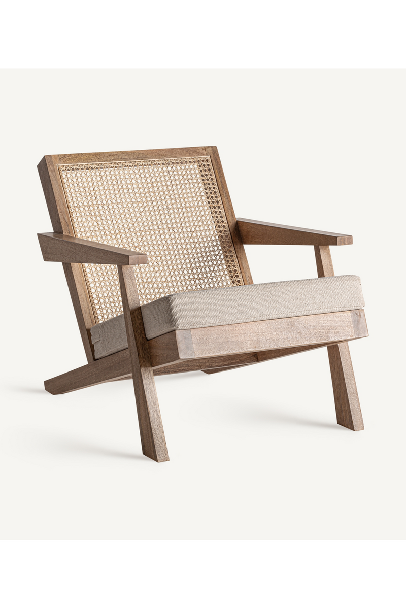 Mango Wood Inclined Armchair | Vical Home Wesweil | Oroatrade.com