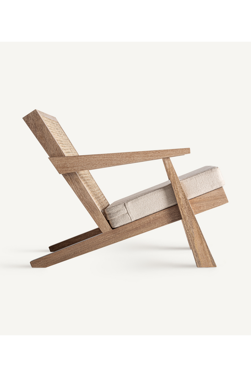 Mango Wood Inclined Armchair | Vical Home Wesweil | Oroatrade.com