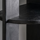 Hospitality furniture - Black Mango Wood Shelf M - www.oroatrade.com