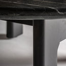 Hospitality furniture - Black Oak Round Coffee Table - www.oroatrade.com