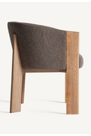 Taupe Padded Curve Dining Chair | Vical Home Nara | Oroatrade.com