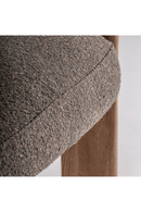 Taupe Padded Curve Dining Chair | Vical Home Nara | Oroatrade.com