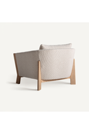 Natural Oak Frame Padded Armchair | Vical Home Nara | Oroatrade.com