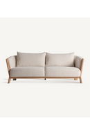 Barrel Oak Wood Sofa | Vical Home Nara