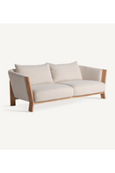 Barrel Oak Wood Sofa | Vical Home Nara