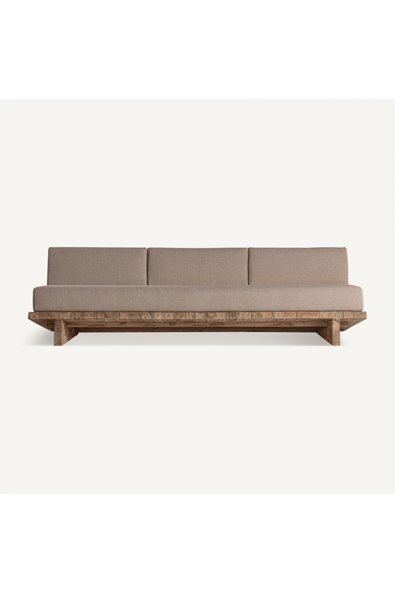 Slanted Teak Outdoor Sofa | Vical Home Pure | Oroatrade.com